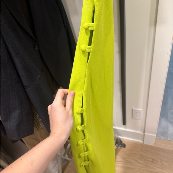 Zara Vibrant Lime Midi Dress - Picture 2 of 5